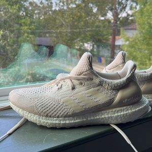 women's ADIDAS ultra boosts uncaged halo ivory size 8